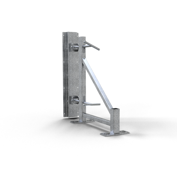 Shuttering support inclinable | with squared timber